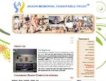 Tablet Screenshot of akashmemorial.org